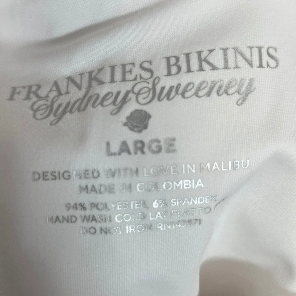 Frankies Bikinis x Sydney Sweeney One Piece Swimsuit Large Coquette Cottagecore